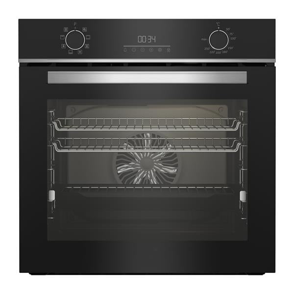 Beko AeroPerfect Built-in Single Oven with LED Timer and RecycledNet - Black | BBIM14300BC