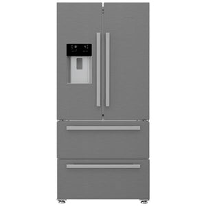 Blomberg Two Door Two Drawer Frost Free Fridge Freezer - Plumbed Ice & Water | KFD4953XD