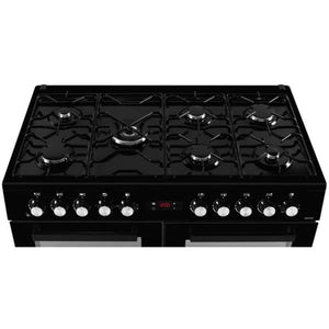 Beko 100cm Dual Fuel Range Cooker - Black | KDVF100K