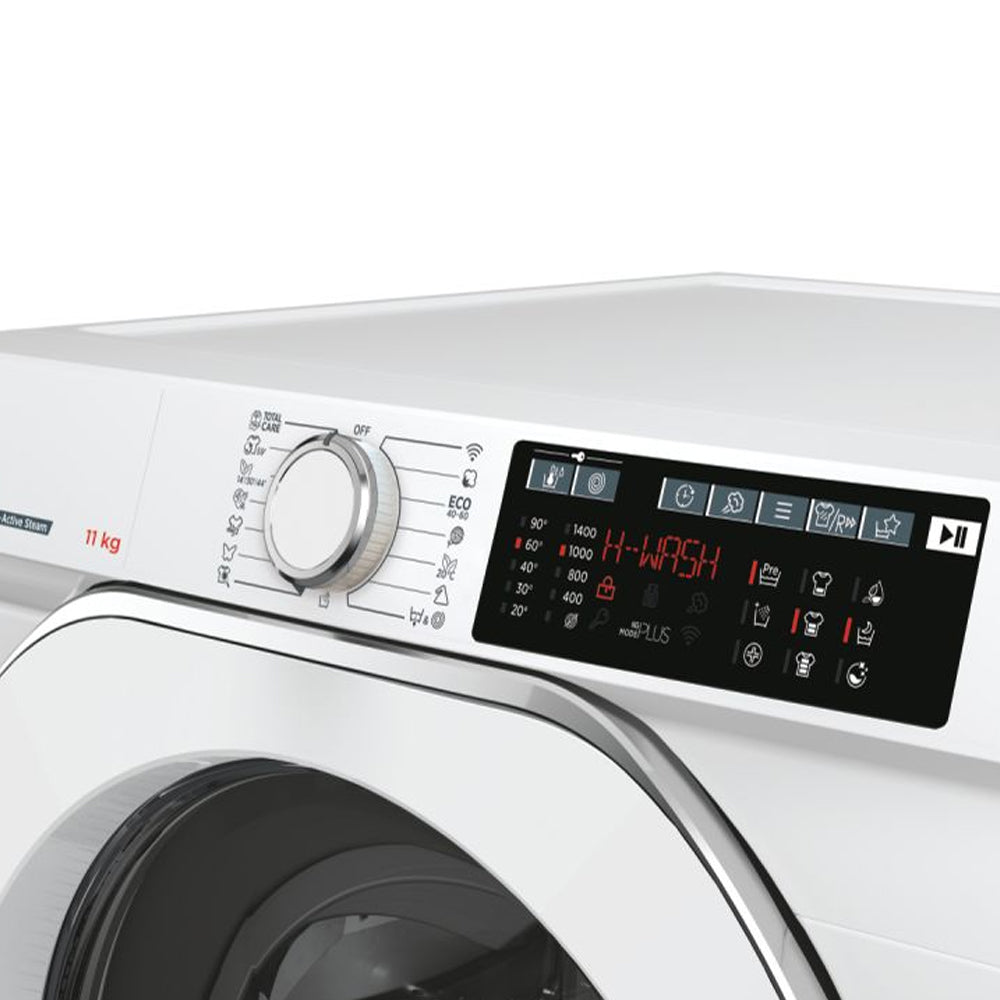 Hoover H-WASH 500 11kg 1400 Spin Washing Machine - White | HW411AMC/1-80