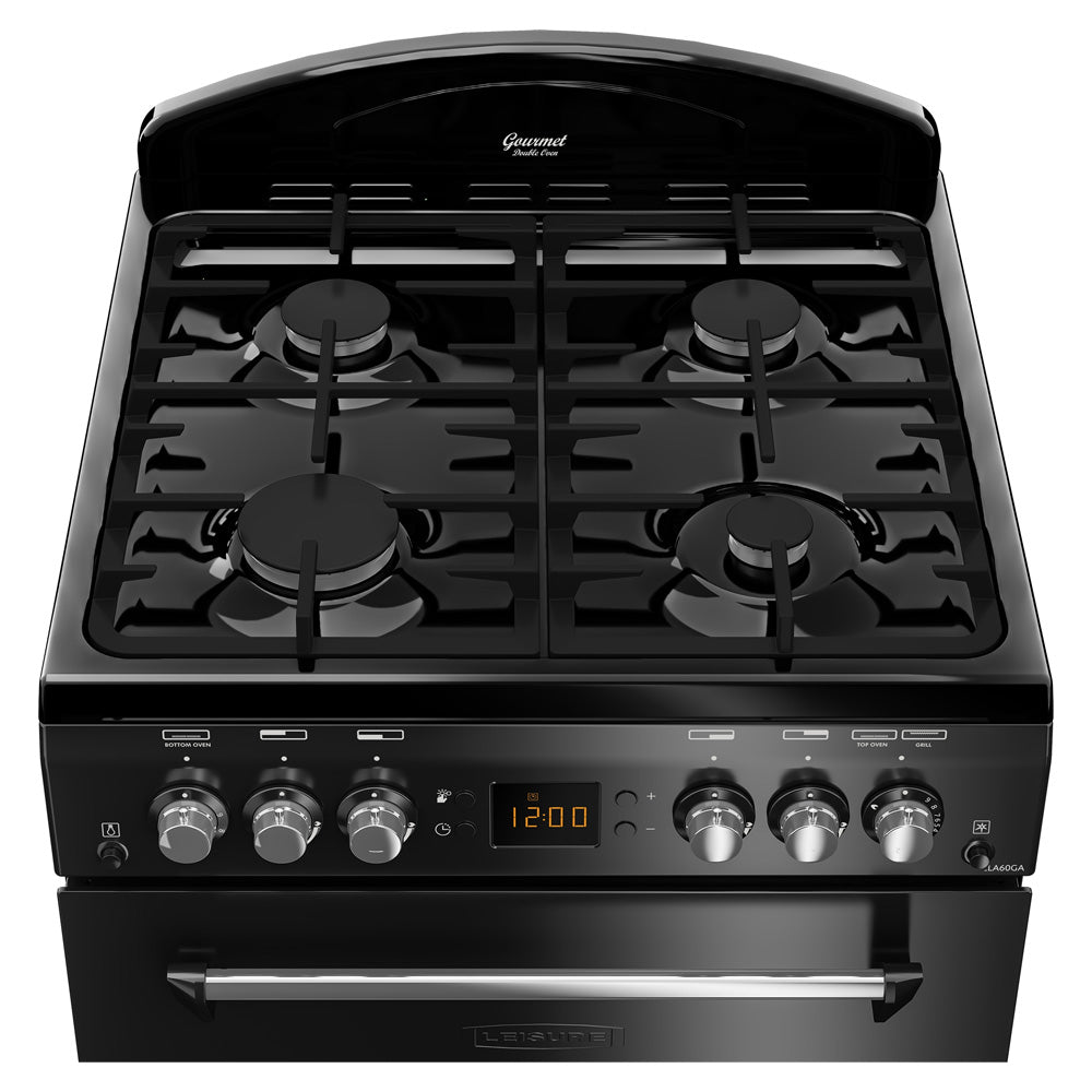 Leisure 60cm Gas Cooker - Black | CLA60GAK