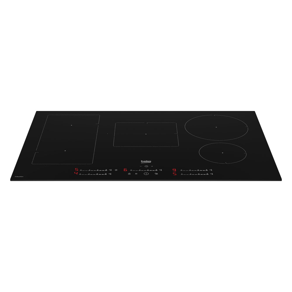 Beko 5 Zone Black Induction Hob 78cm | HII85700UFT