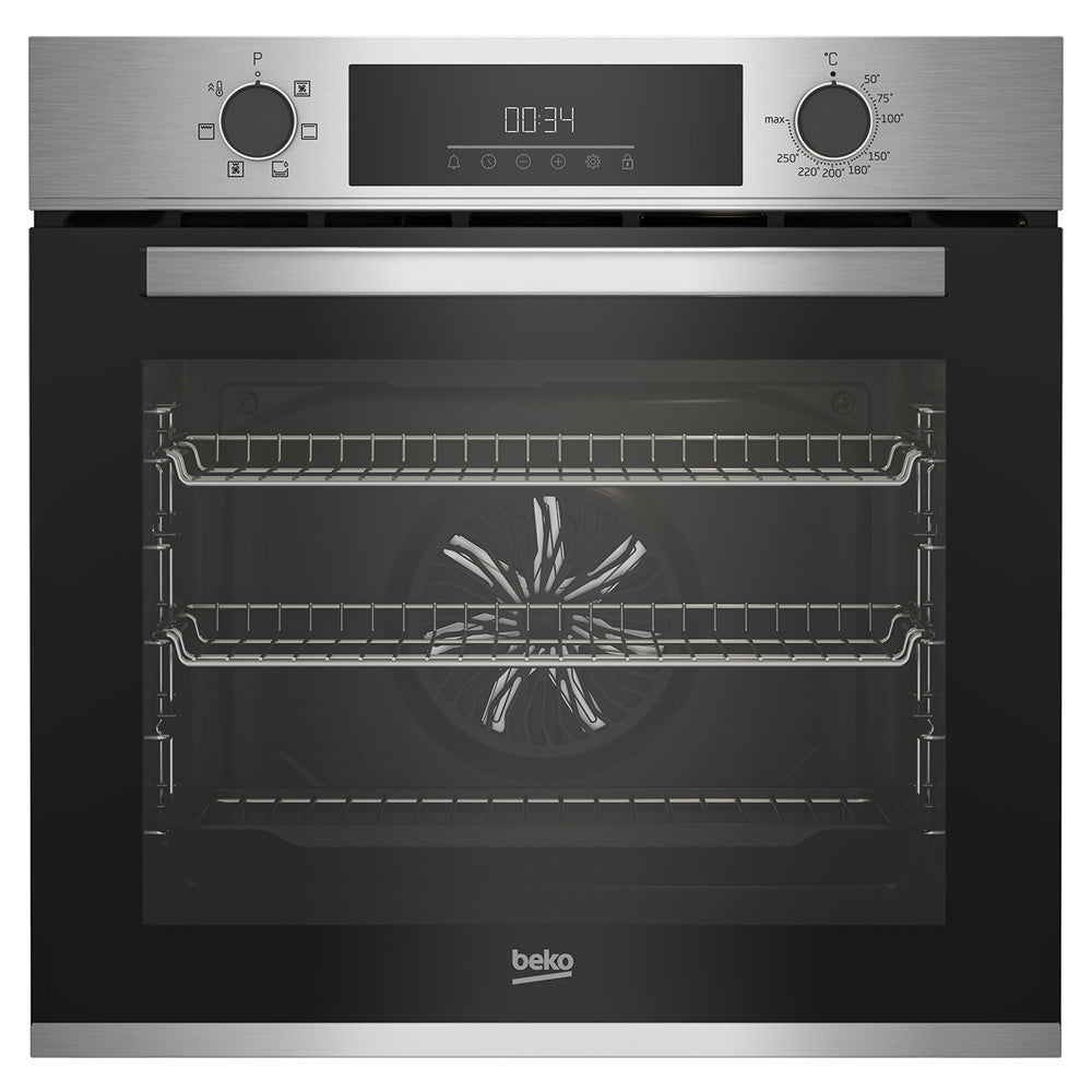 Beko AeroPerfect Builtin Single Oven with LED Timer and RecycledNet - Stainless Steel | BBNIE2300XD