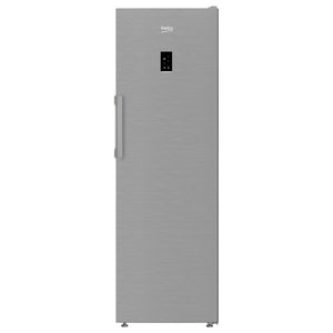 Beko 186.5cm Tall Larder Fridge - Stainless Steel Effect | LNP4686LVPS