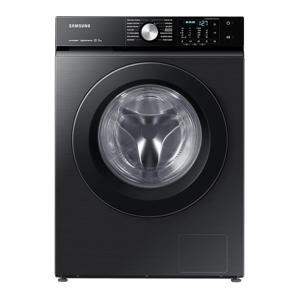 SAMSUNG Series 5+ SpaceMax 11 kg 1400 Spin Washing Machine - Black | WW11BBA046AB/EU