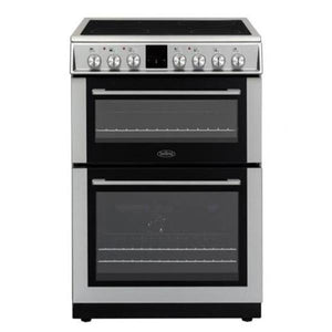 Belling 60cm Double Oven Electric Ceramic Cooker - Stainless Steel | BFSE62MFIX