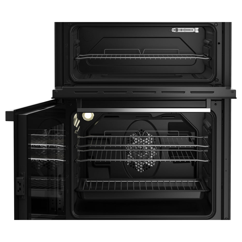 Beko 60cm Double Oven Electric Induction Cooker - Black | BDI6C65K