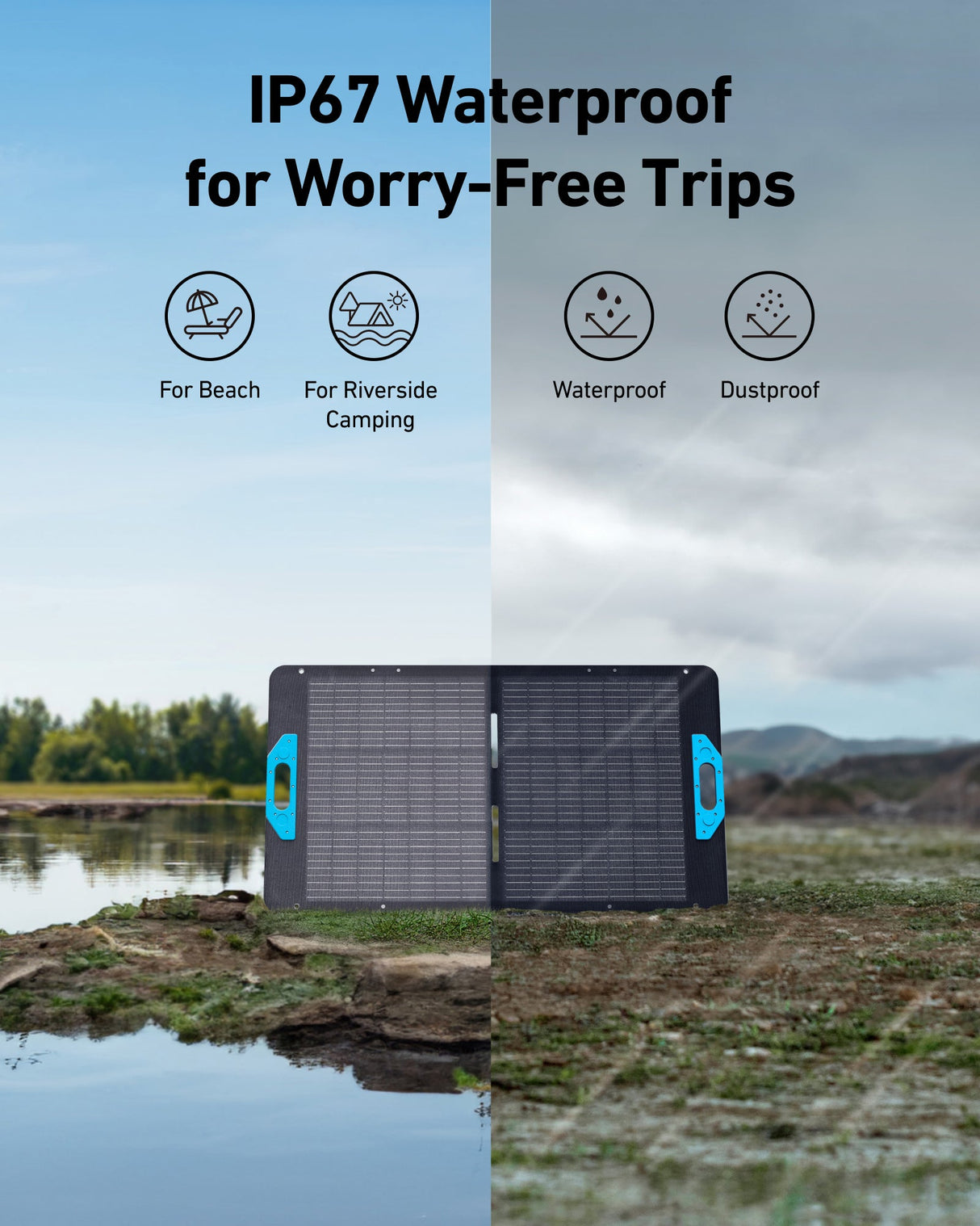 Anker Solix Foldable Solar Panel 100 W | A24340A1