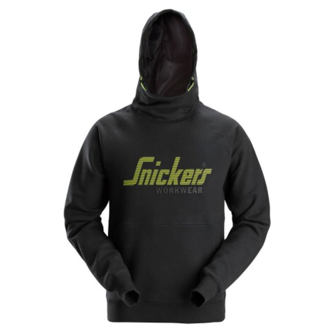 Snickers 2845 Logo Hoodie - Black