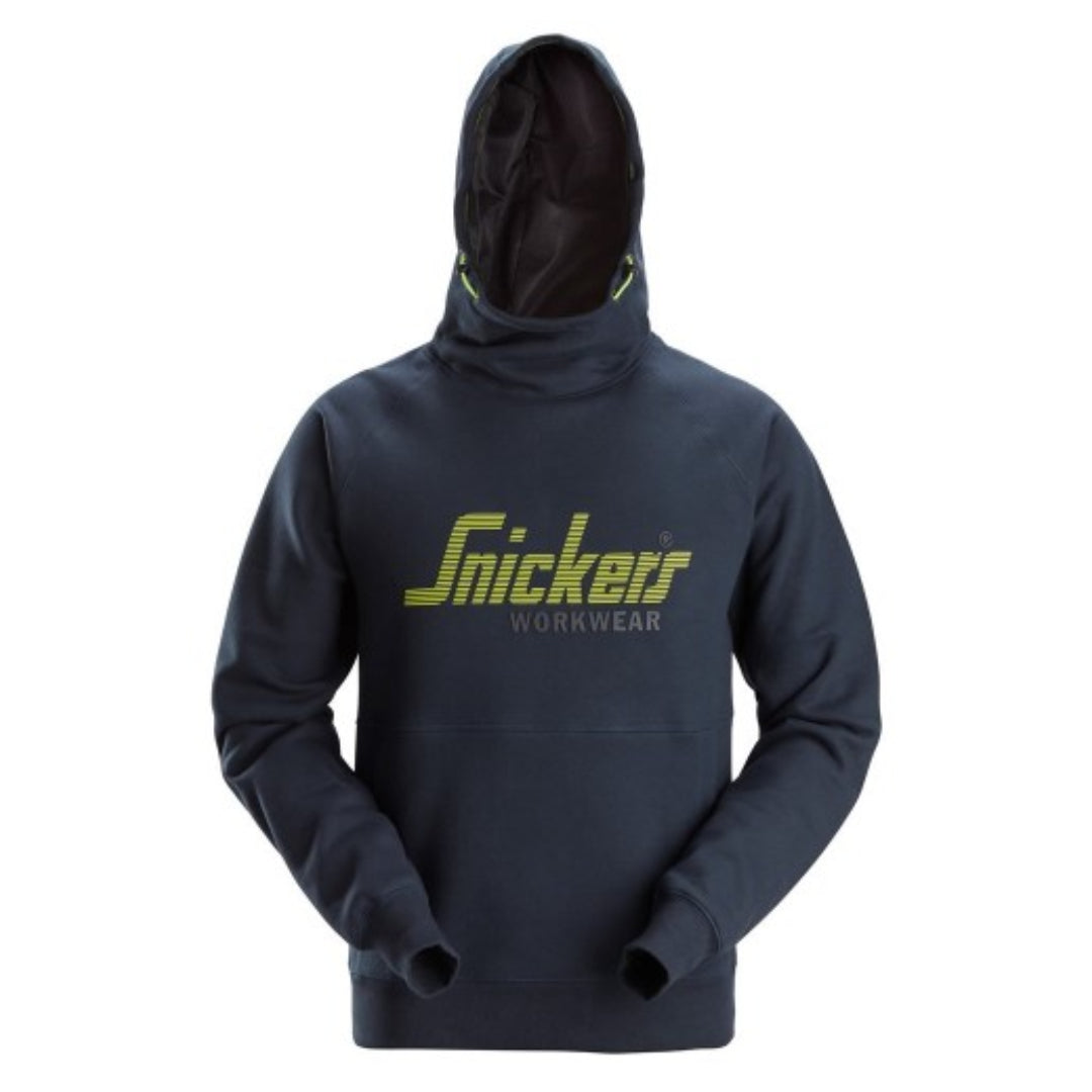 Snickers 2845 Logo Hoodie - Navy