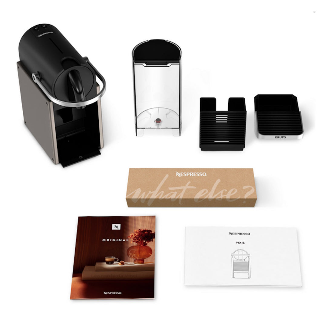 Krups Pixie Nespresso POD Coffee Machine 0.7 Litre - Black | XN306T40