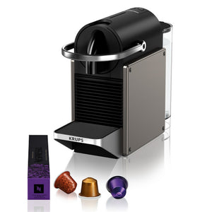 Krups Pixie Nespresso POD Coffee Machine 0.7 Litre - Black | XN306T40