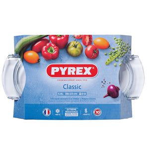 Pyrex Oval Casserole Dish 5.8 Litre | PX0460