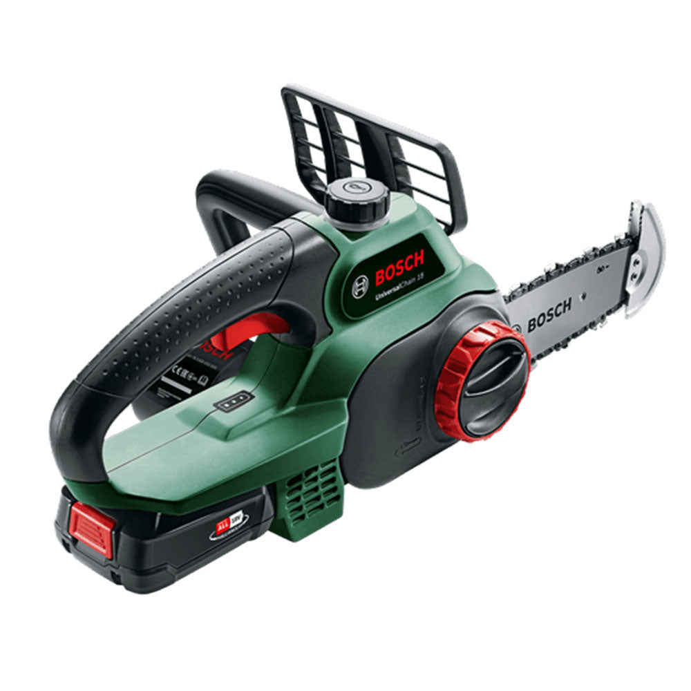 Bosch Universalchain 18V 20cm Cordless Battery Chainsaw Battery Included | 06008B8070