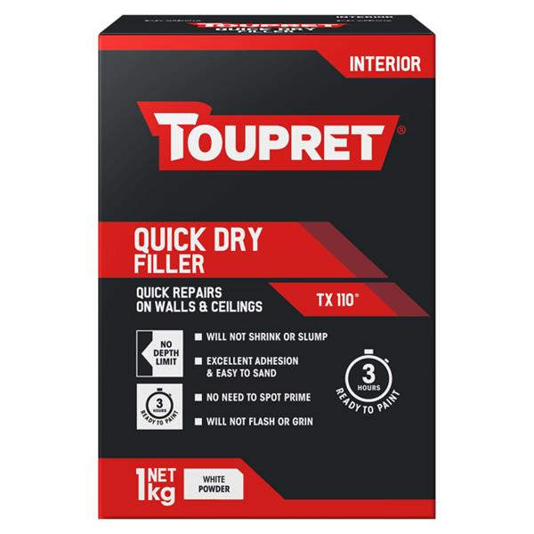 Toupret Quick Dry Waller Filler 1kg | TP018606