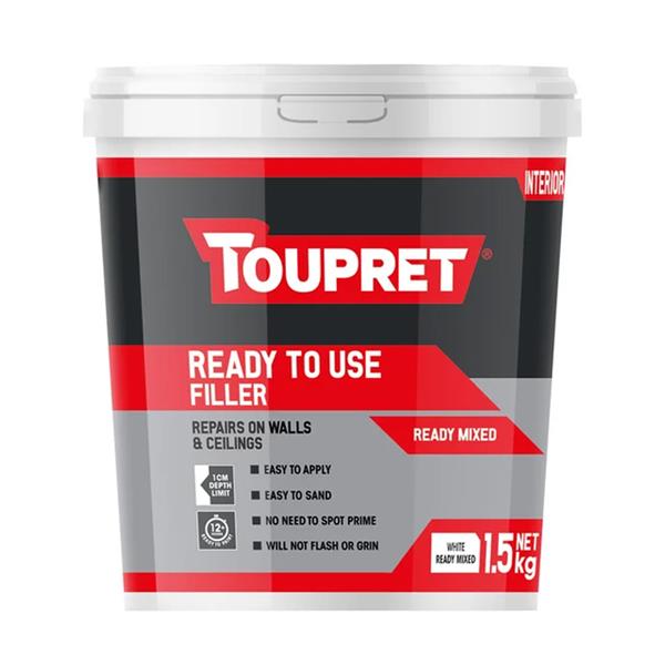 Toupret Ready To Use  Wall Filler 1.5kg | TP018873