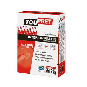 Toupret Interior Filler 2kg | TINF0200