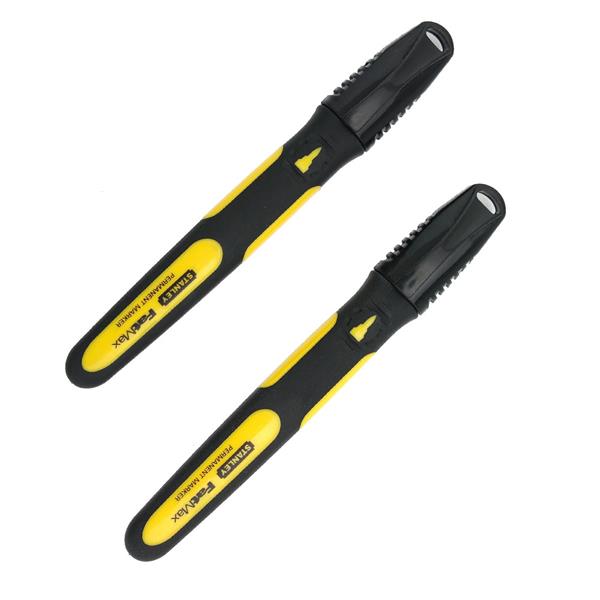 Stanley Black Chisel Tip Markers 2 Pack | Sta047314