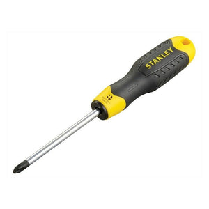 Stanley Cushion Grip Screwdriver Phillips Tip PH2 x 100mm | STA064940