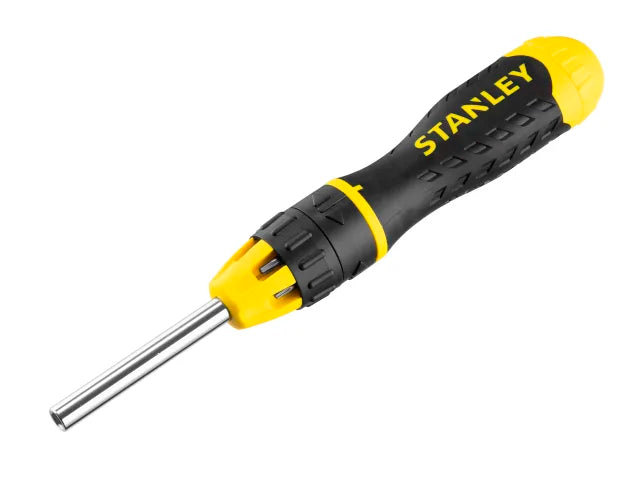 Stanley Multibit Ratchet Screwdriver with 10 Bit Head | STA068010