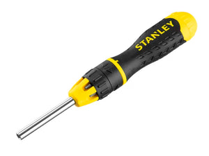 Stanley Multibit Ratchet Screwdriver with 10 Bit Head | STA068010