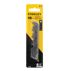 Stanley Snap-Off Blades 18mm (Pack 5) | STA211301