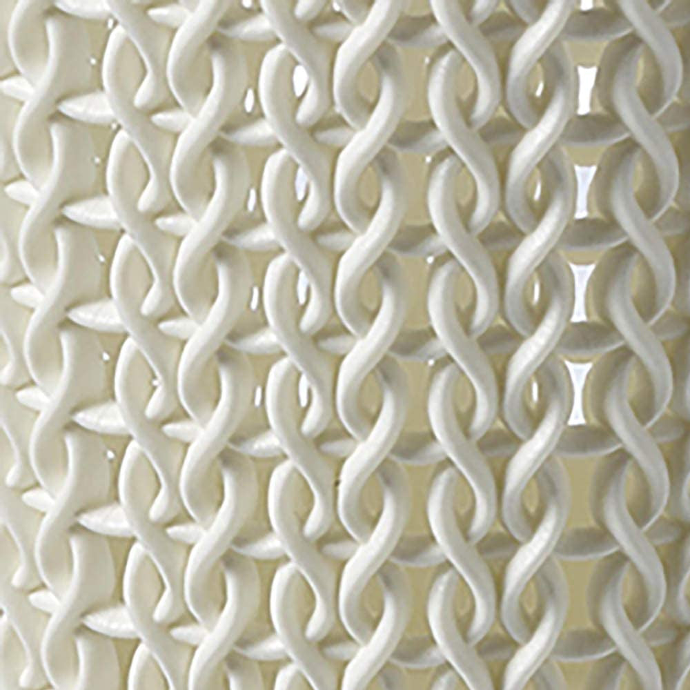 Curver Knit Laundry Hamper Basket 57 Litre - Oasis White | CUR228391