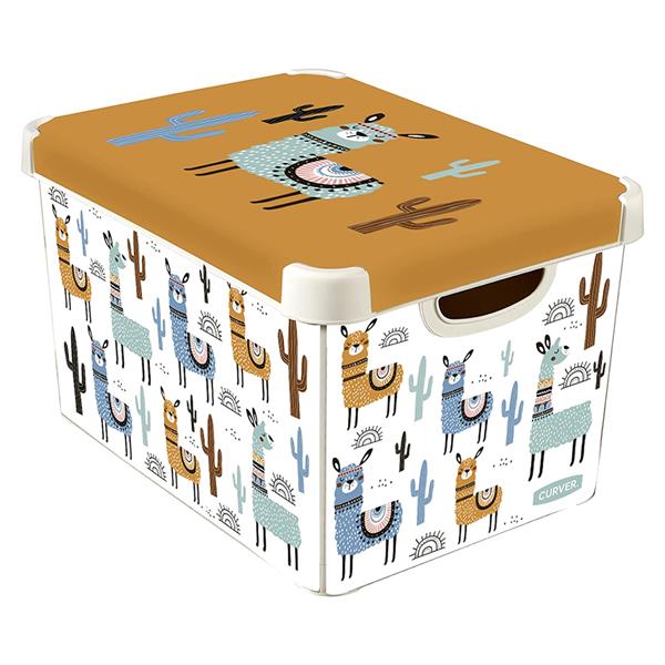 Curver Llama 22 Litre Deco Storage Box | CUR245259