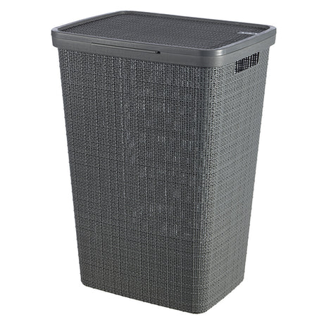 Curver Jute Laundry Hamper 58 Litre - Grey | CUR249023