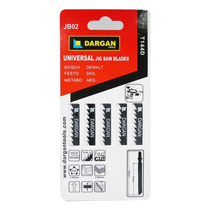 Dargan 5 Pack Wood Jigsaw Blades (Bosch, Festo, Metabo, Dewalt, Skill) | JB09