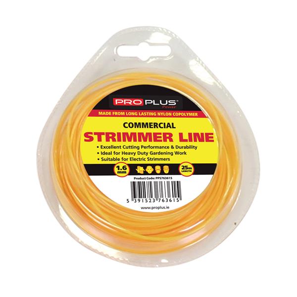 ProPlus Commercial Trimmer Strimmer Line 1.6mm x 25 Metre | PPS763615