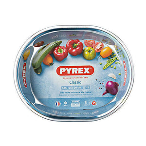 Pyrex 1.5 Litre 25cm x 20cm Oval Pie Dish | PX0132