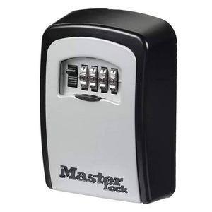 Masterlock Standard Wall Mounted Key Lock Box (Up To 3 Keys) - Black | MLK5401