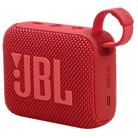 JBL Go 4 Portable Wireless Bluetooth Speaker - Red | JBLGO4RED