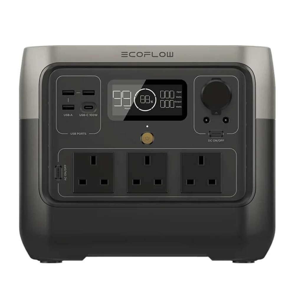 EcoFlow RIVER 2 Pro UK Portable Battery Power Station | ZMR620-B-UK