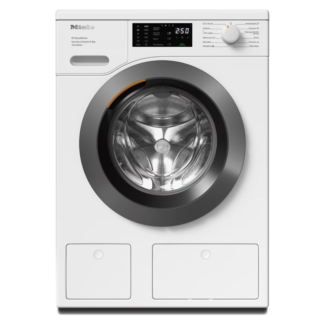 Miele 8kg 1400 Spin Washing Machine - White | WEB685