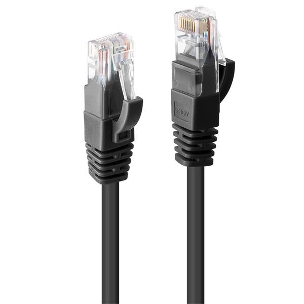 Lindy Cat 6 u/UTP Network Cable 30 metre - Black | 48085