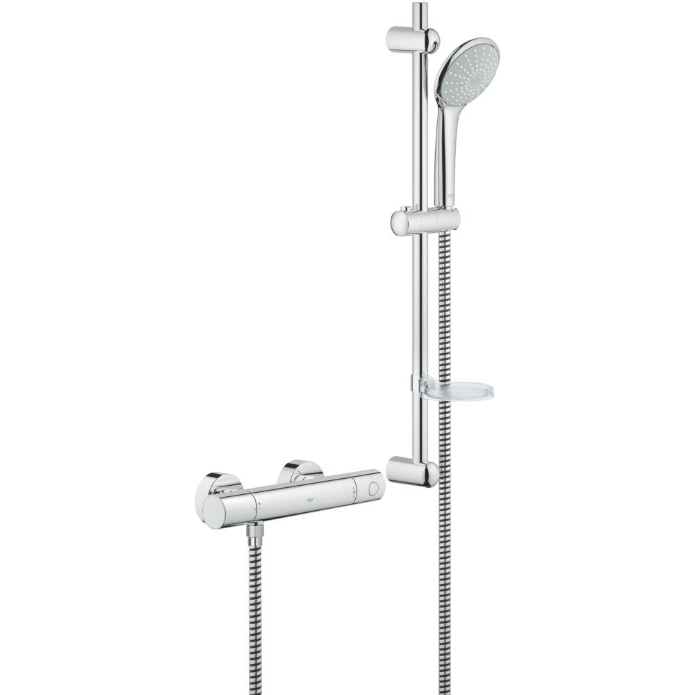 Grohe G1000 Cosmopolitan M Thermostatic Bar Mixer Shower - Chrome | 151437