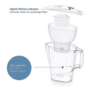 Brita Aluna Water Filter Jug Blue 2.4 Litre with New Maxtra Filter | S1051116