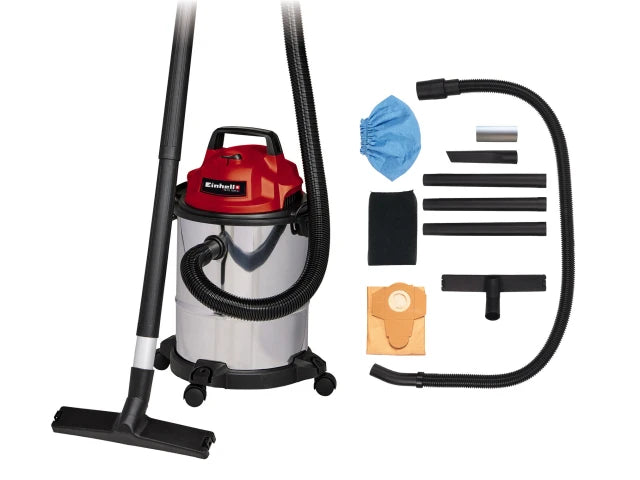 Einhell TC-VC 1815 S Wet & Dry Vac Vacuum Cleaner 15 litre 1250W 240V | EINTCVC1815S