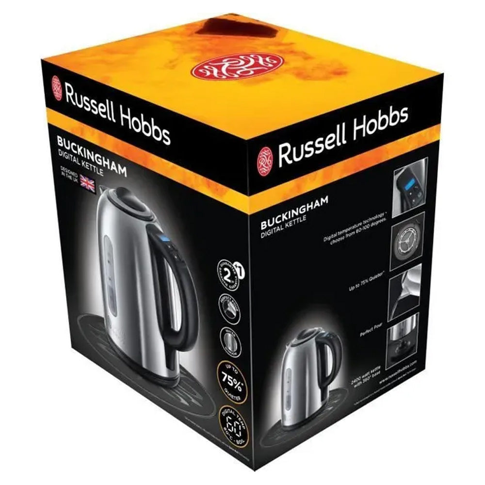 Russell Hobbs Buckingham Digital Kettle 1.7 Litre - Stainless Steel | 21040