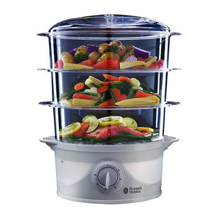 RUSSELL HOBBS 3 TIER food STEAMER WHITE | 21140