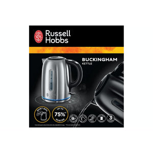 Russell Hobbs 1.7 litre Buckingham Quiet Boil Jug Kettle Stainless Steel | 20460