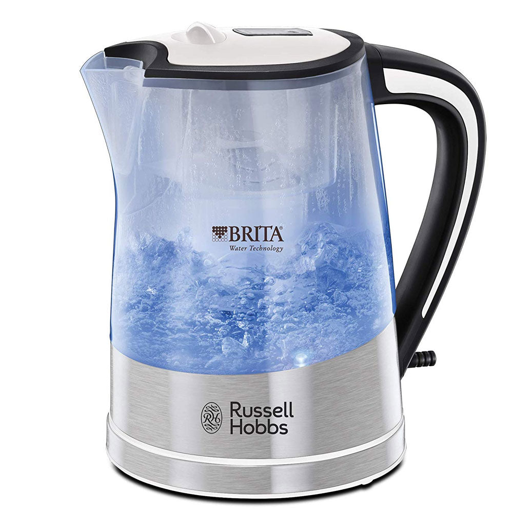 Russell Hobbs 1 Litre Purity Brita Filter Clear Plastic Kettle | 22851