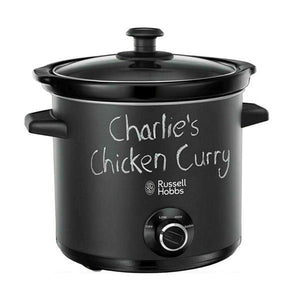 Russell Hobbs Chalkboard Slow Cooker 3.5 Litre - Black | 24180