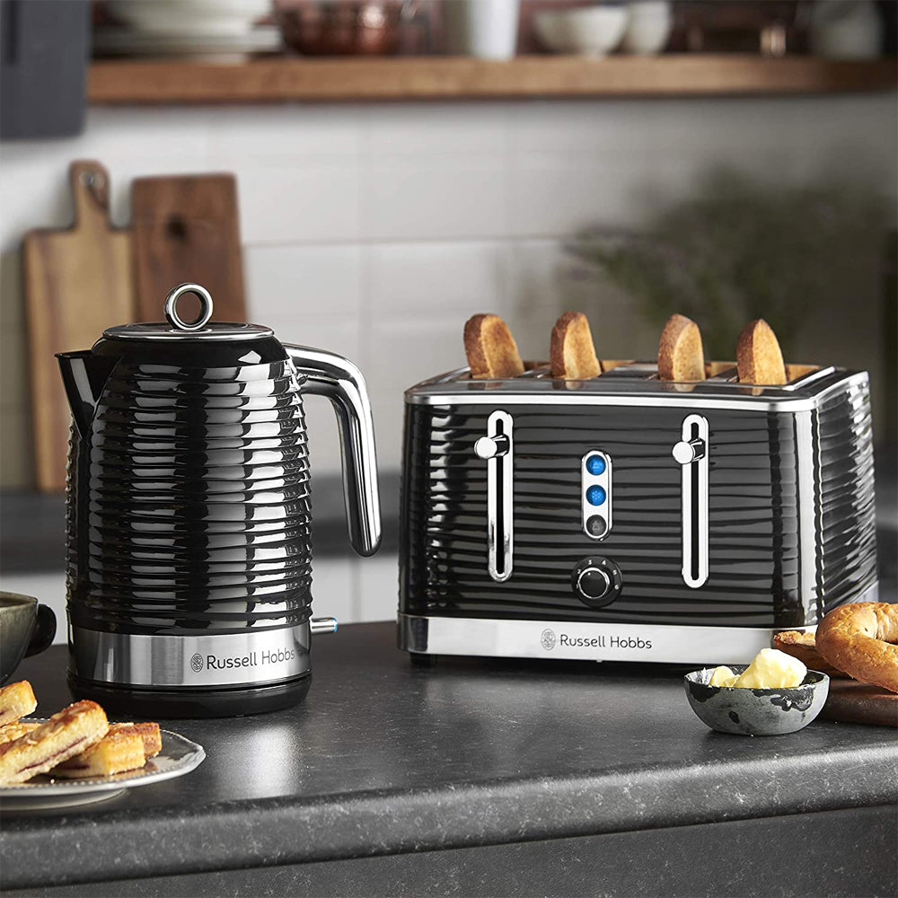 Russell Hobbs Inspire 4 Slice Toaster - Black | 24381