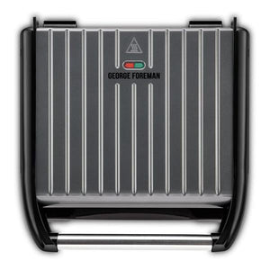 George Foreman 7 Portion Steel Grill - Grey | 25051