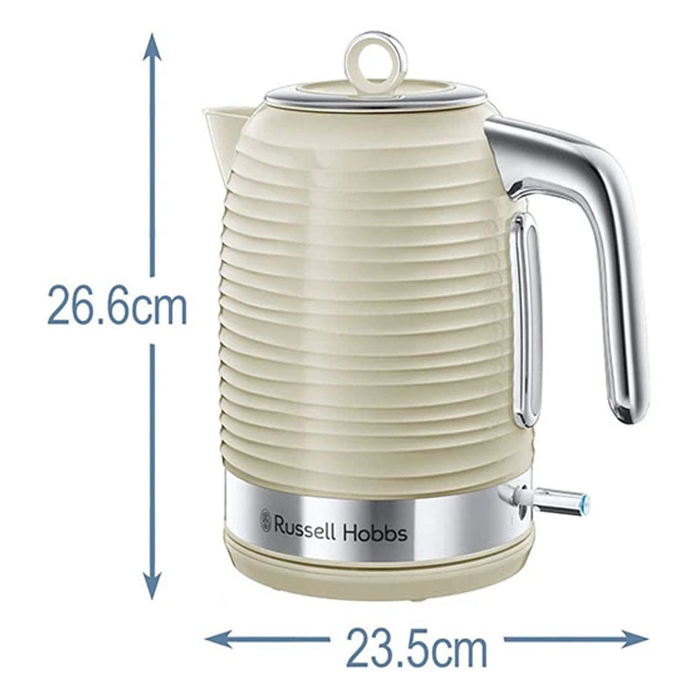 Russell Hobbs 1.7 Litre Rapid Boil Inspire Kettle - Cream | 24364