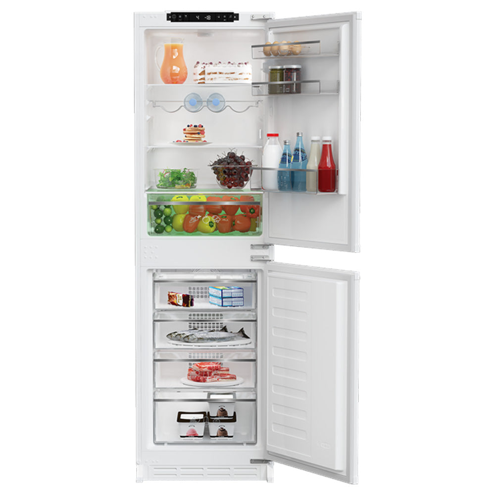 Blomberg 50 / 50 Integrated Frost Free Combi Fridge Freezer With VitaminCare+ Technology | KNE4564EVI