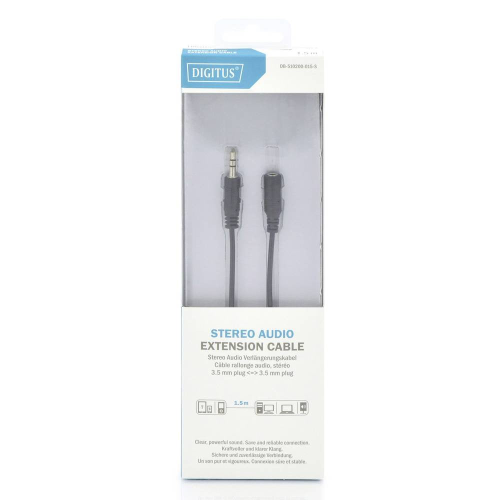 Digitus Audio Aux Extension Cable 3.5 mm Stereo | 38401